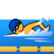 Person Swimming emoji on Emojidex